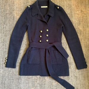 Love By Design Black Double-Breasted Cardigan